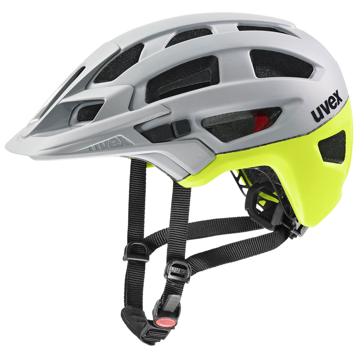 Cyklistická helma Uvex FINALE 2.0, Rhino - Neon Yellow Mat 56-61cm