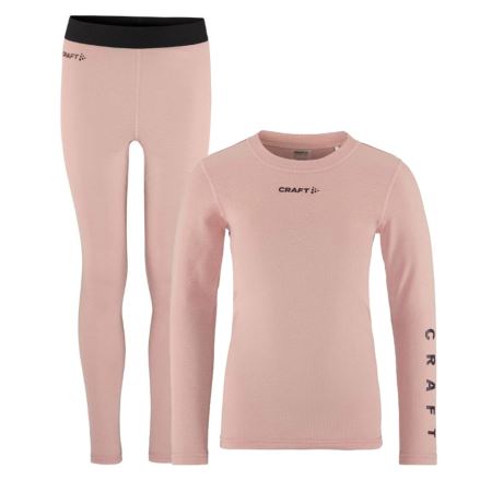 Dětský funkční set Craft Core Warmp Baselayer růžová
