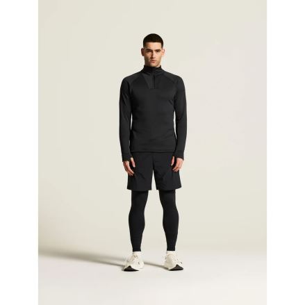 Pánská mikina Craft Explore Power Fleece Half Zip black (1)