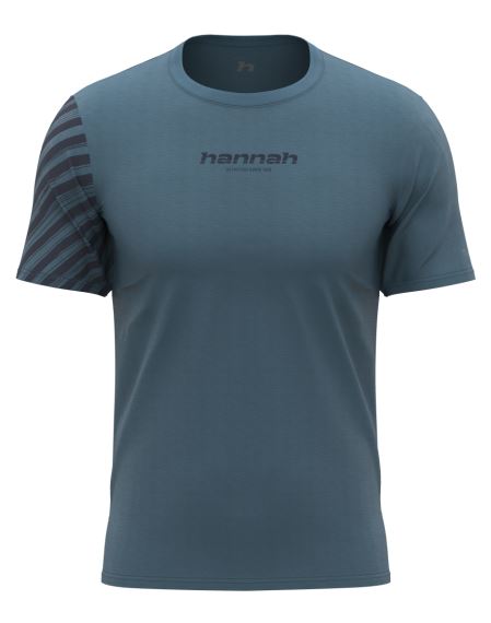 Pánské triko Hannah Bine anthracite (stripe)