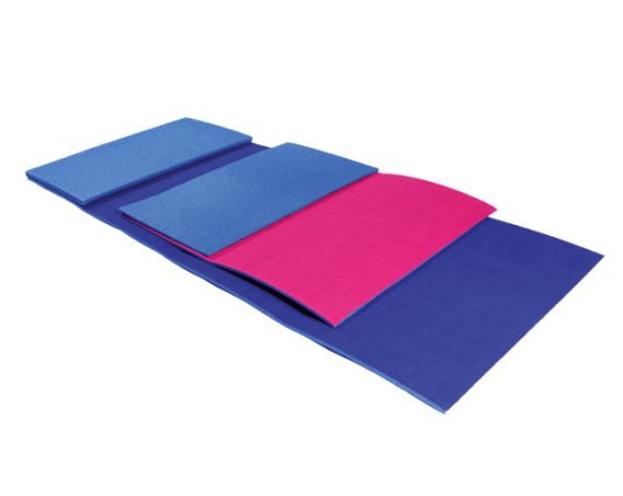 Karimatka YATE Textil skládací 6 dílů modrá