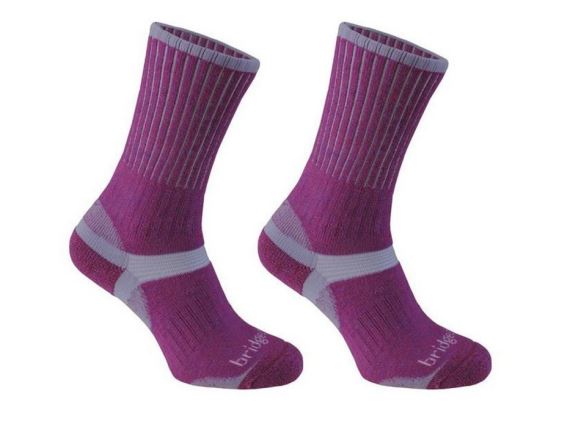 Dámské ponožky Bridgedale Merino Hiker Women´s plum/350