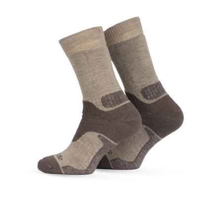 Unisex ponožky Bridgedale Field Range Midweight Performance Boot Brown