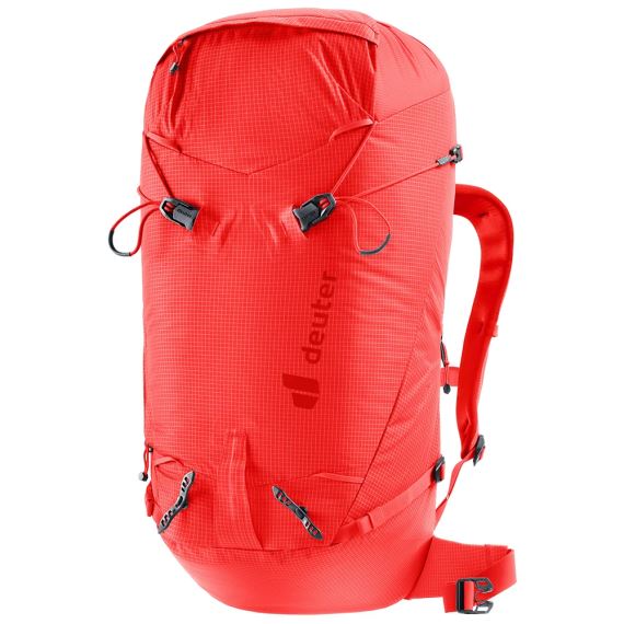 Dámský lezecký batoh Deuter Guide Lite 28 SL poppy-crimson