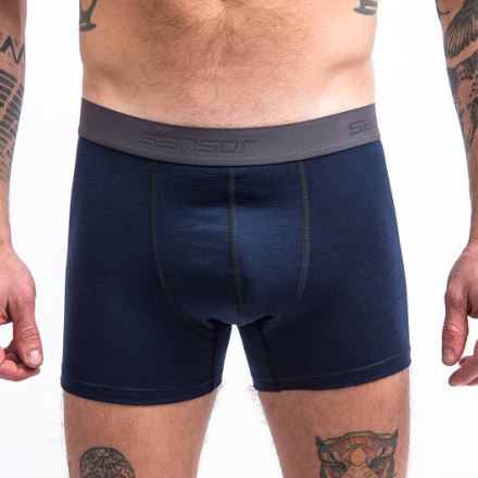 pánské trenky Sensor MERINO ACTIVE pánské trenky deep blue (1)
