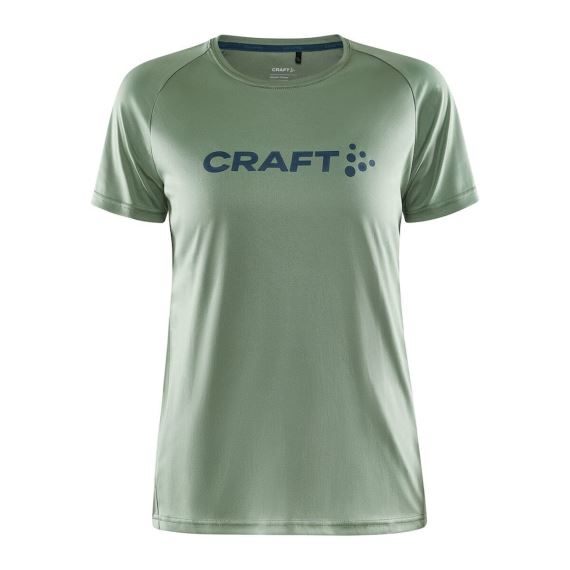 Dámské funkční triko Craft Core Unify Logo Světle zelená