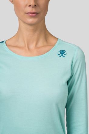 Dámské funkční tričko Rafiki Finale eggshell blue/tapestry zelená (5)