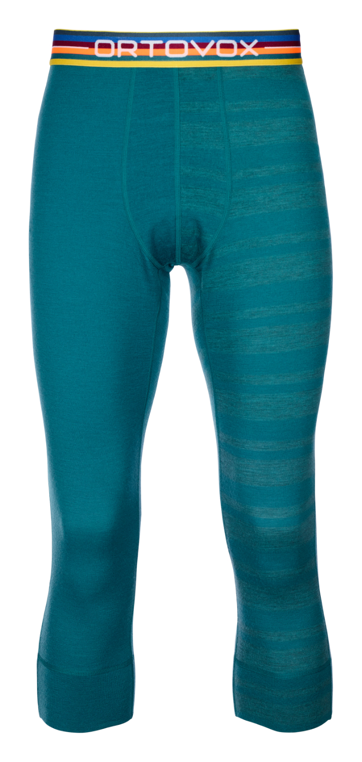 Pánské funkční spodky ORTOVOX 185 Rock'n'Wool Short Pacific green L