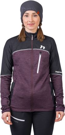Dámská mikina Hannah Meda prune purple mel (2)