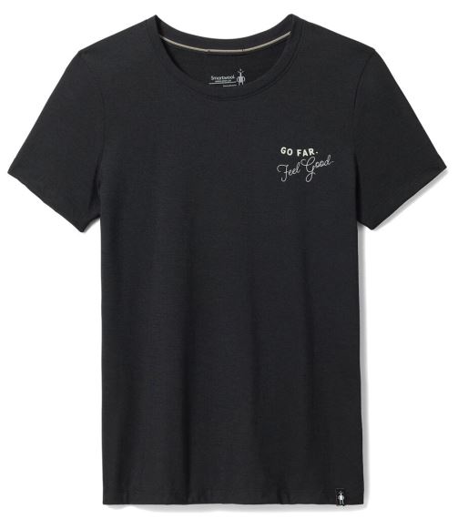 Dámské tričko Smartwool Denver Skyline Graphic Short Sleeve Tee Black