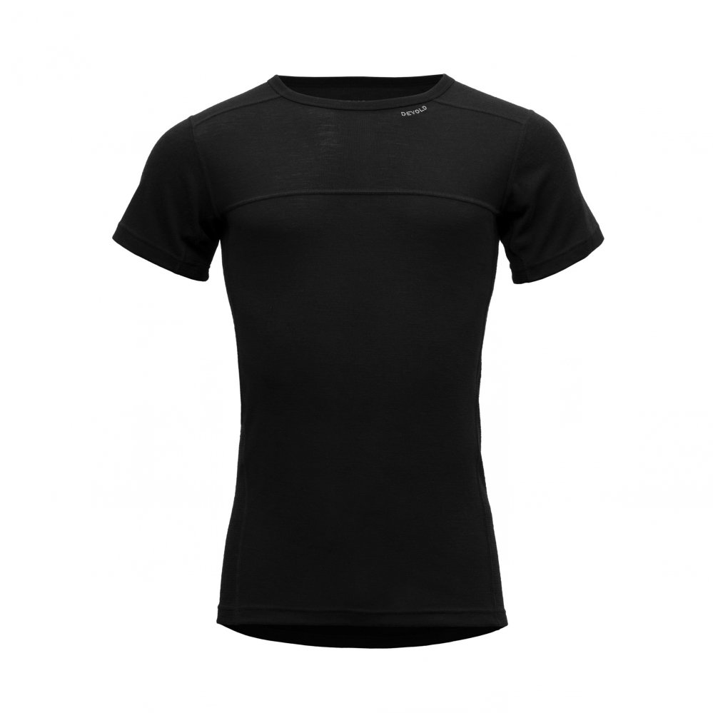 Pánské venkovní tričko Devold Lauparen Merino 190 T-Shirt Man Black M