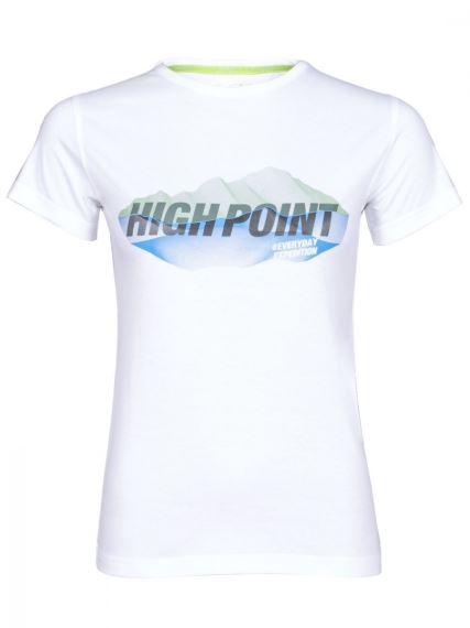 Dámské tričko s krátkým rukávem High Point 2.0 T-Shirt white