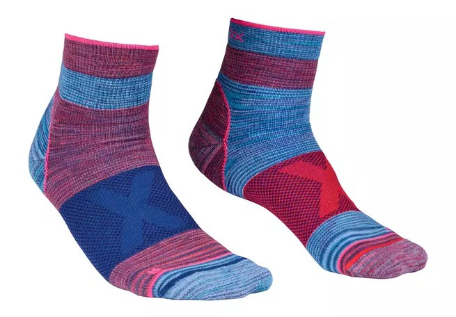 Dámské funkční ponožky Ortovox Alpinist Quarter Socks hot coral 35-38 EU