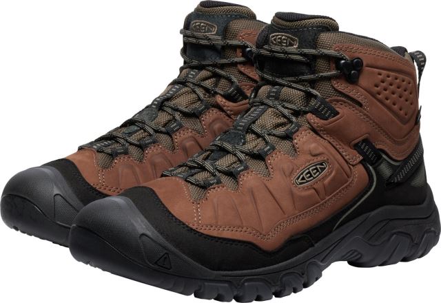 Pánské turistické boty Keen Targhee IV Mid WP Men bison/black (5)