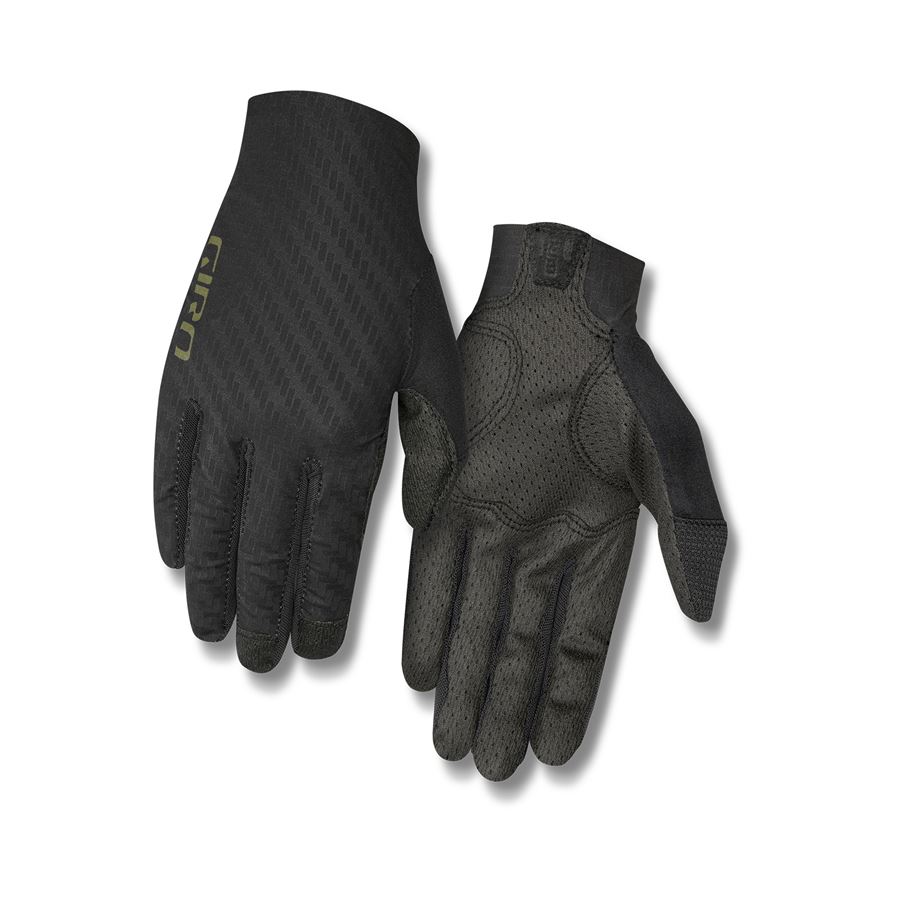 Cyklistické rukavice Giro Rivet CS black/olive L