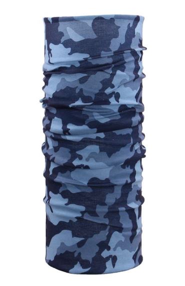 Šátkový tubus HUSKY PRINTEMP tm. modrá camouflage