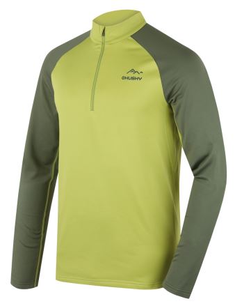 Pánské funkční triko Husky Tromi Zip M bright green