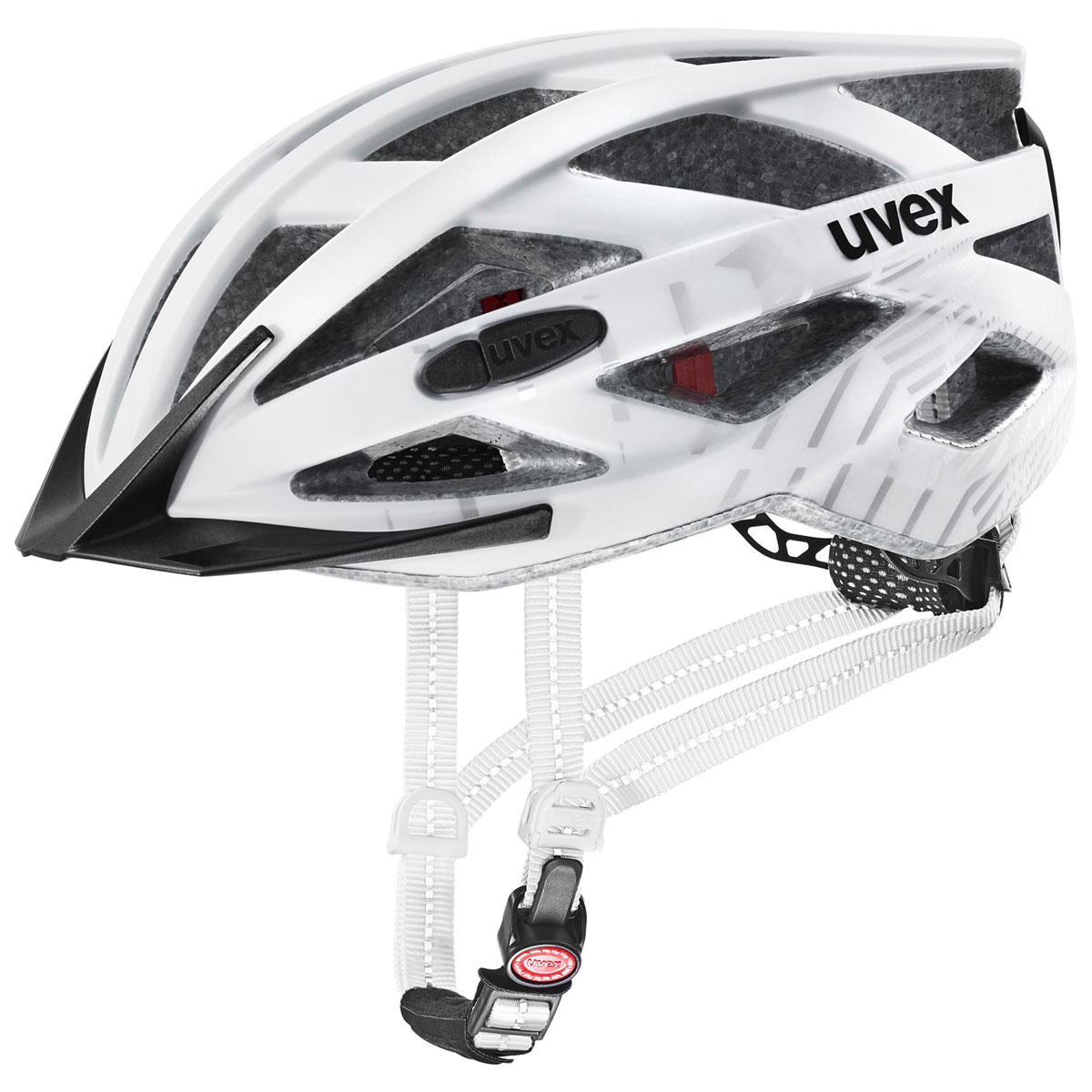 Cyklistická helma Uvex CITY I-VO, White BlackMat L(56-60cm)