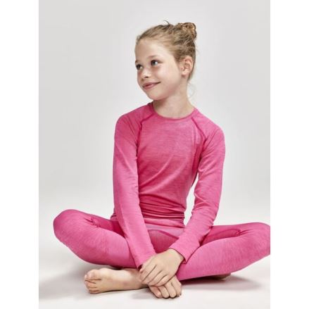 Dětské funkční spodky Craft Core Dry Active Comfort Junior růžová (3)