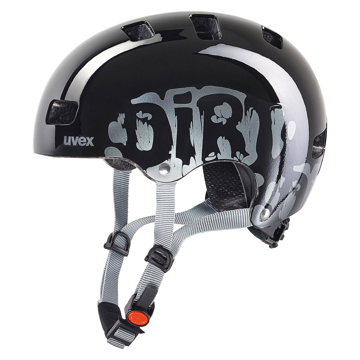 Dětská cyklistická helma Uvex KID 3, Dirtbike Black 51-55cm