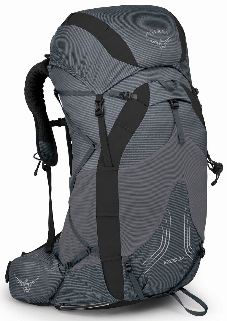 Outdoorový batoh Osprey Exos 38L tungsten grey L/XL