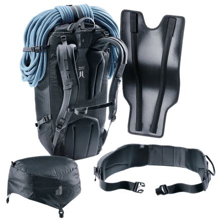Dámský lezecký batoh Deuter Guide 32+6 SL poppy-crimson (10)