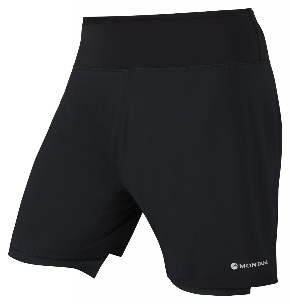 Pánské běžecké kraťasy Montane Dragon Twin Skin Shorts Black XL