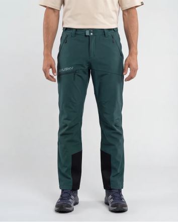 Pánské kalhoty Husky Kabuki M dark green (1)
