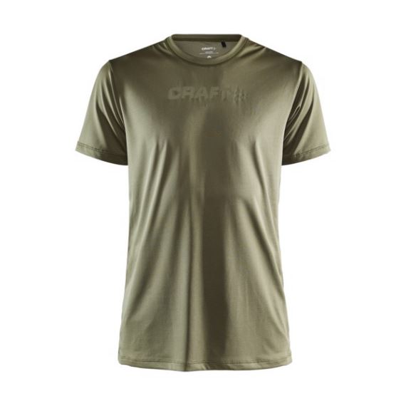 Pánské funkční tričko s krátkým rukávem CRAFT CORE Essence Mesh SS tmavě zelená