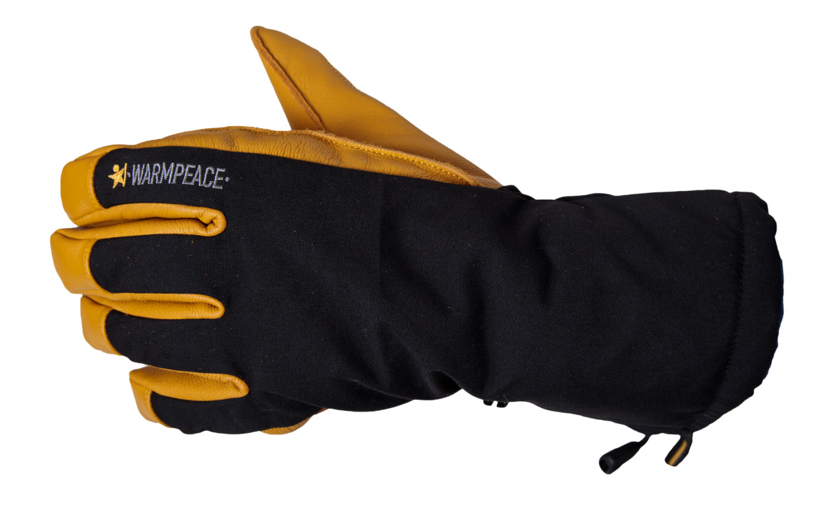 Pánské rukavice Warmpeace Grym black/brown M