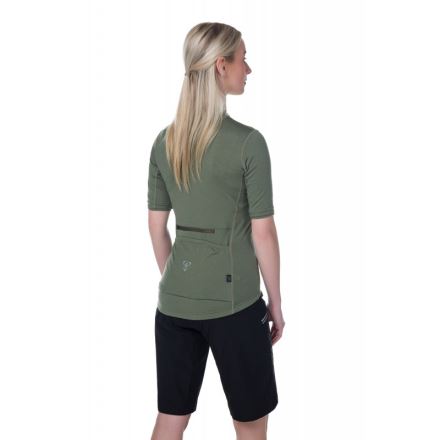 Dámský cyklistický dres Kilpi Mearil-W khaki (7)