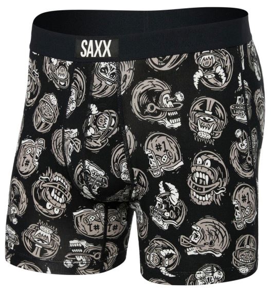 Pánské boxerky SAXX Vibe Super Soft Boxer Brief brain bucket-black