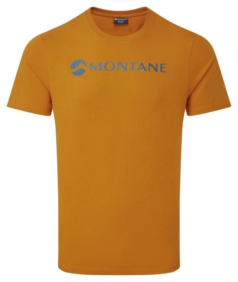 Pánské bavlněné tričko Montane Montane Mono Logo T-Shirt Inca gold