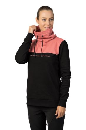 Dámská mikina Hannah Sibele Anthracite/faded rose (6)