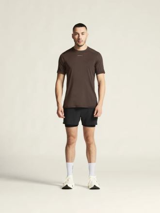 Pánské tričko Craft ADV Essence SS 2 hnědá (2)