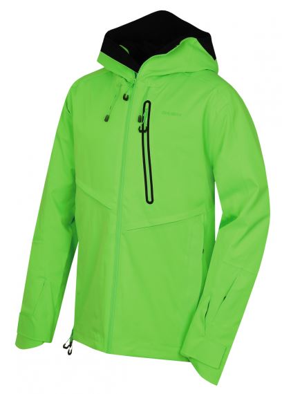 Pánská lyžařská bunda HUSKY Mistral M neonově zelená