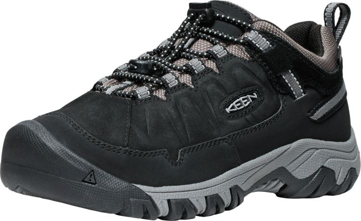 Dětská nepromokavá bota Keen Targhee IV Low WP Youth black/steel grey (2)