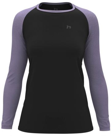 Dámské funkční tričko Hannah Leslie L/S anthracite/wisteria