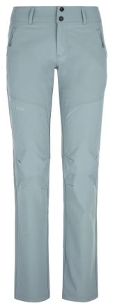 Produktový snímek dámských outdoorových kalhot Kilpi LAGO-W světle modrá.