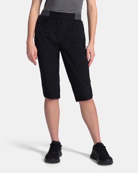 Dámské outdoorové 3/4 kalhoty Kilpi Meedin-W Black