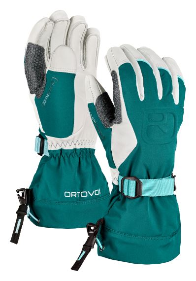 Dámské rukavice ORTOVOX Merino Freeride Glove Pacific green