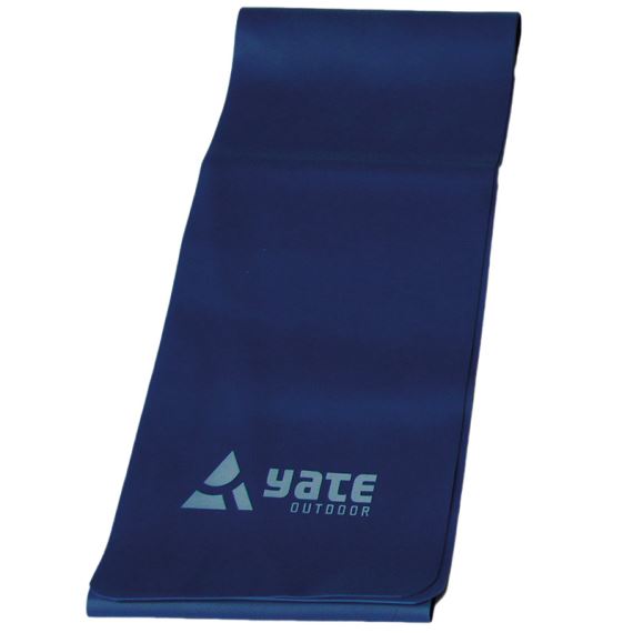 Cvičební pás YATE Fit Band 25 m x 15 cm extra tuhý, modrá