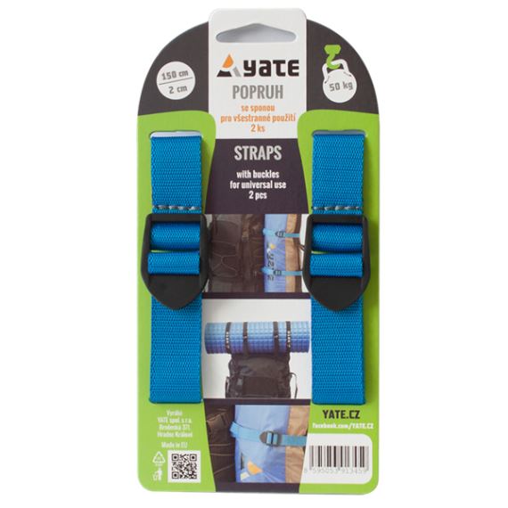 Popruh YATE se sponou 2x150 cm - 2 ks