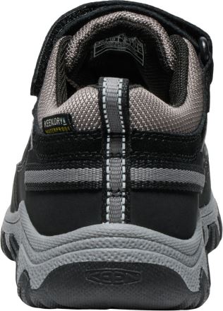 Dětská nepromokavá bota Keen Targhee IV Low WP Children black/steel grey (4)
