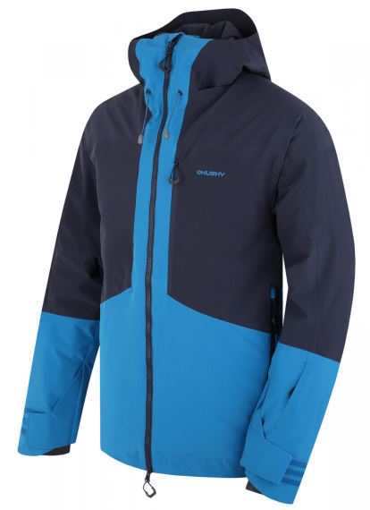 Pánská lyžařská bunda Husky Gomez M black blue/blue