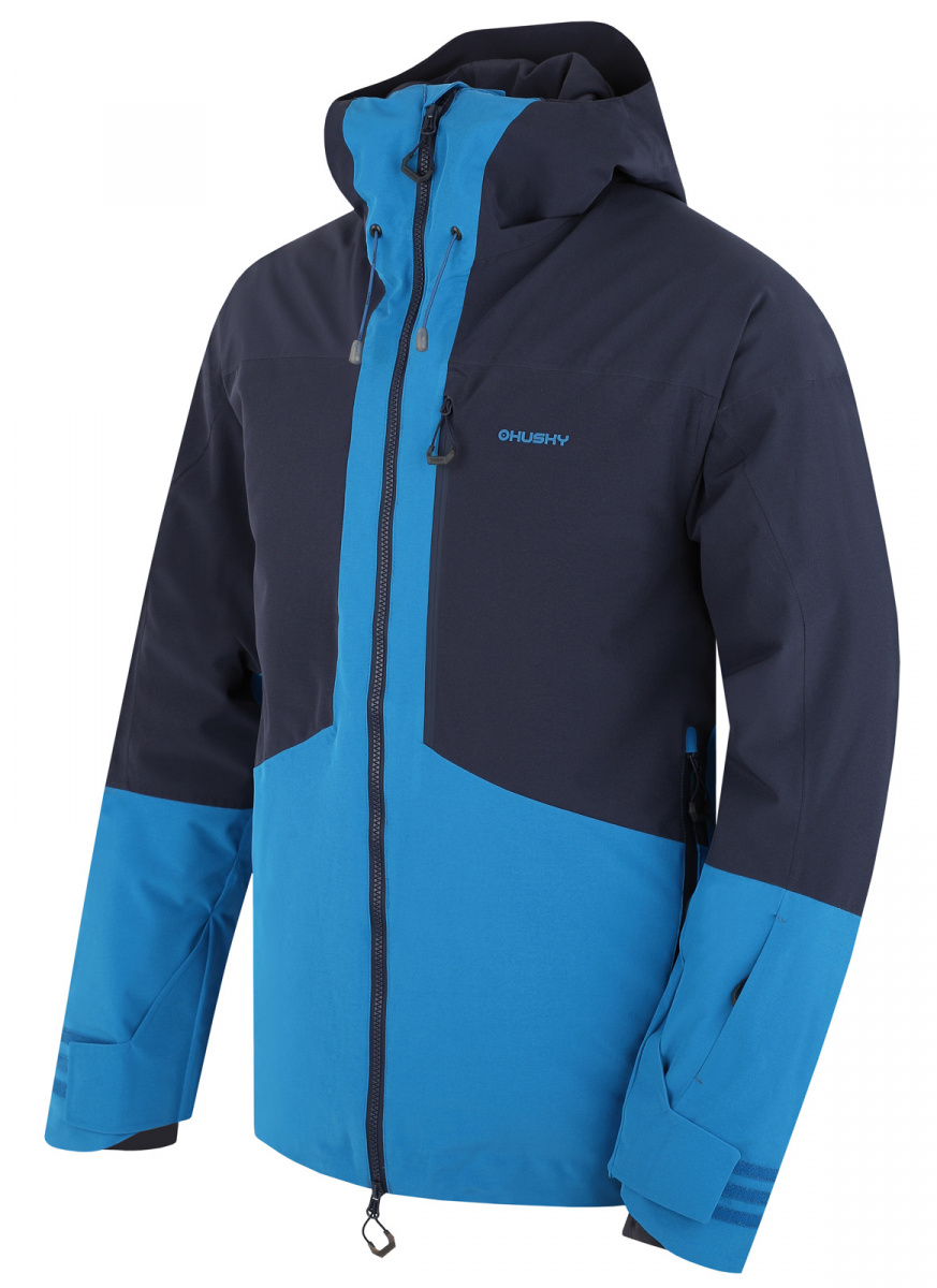 Pánská lyžařská bunda Husky Gomez M black blue/blue L