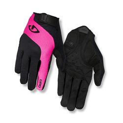 Dámské cyklistické rukavice Giro Tessa LF black/pink M
