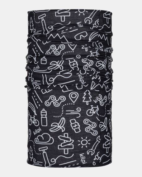 Multifunkční šátek Kilpi Darlin-U černá-bílá