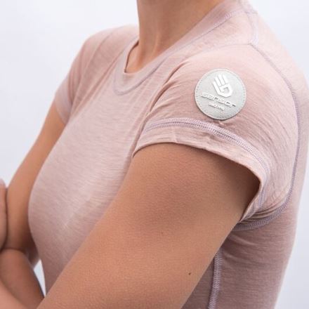 Sensor Merino Air dámské triko kr.rukáv dusty pink (3)