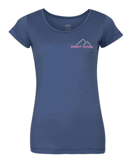 Dámské tričko Direct Alpine Furry Lady navy (simple lines)